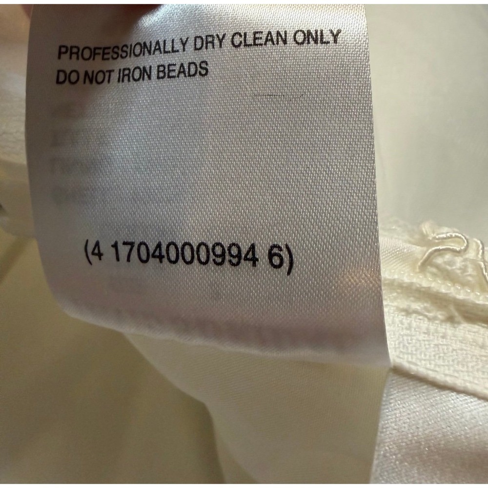 Michelangelo stunning flower girl dress Size 3. Ivory. David's Bridal - Picture 9 of 12